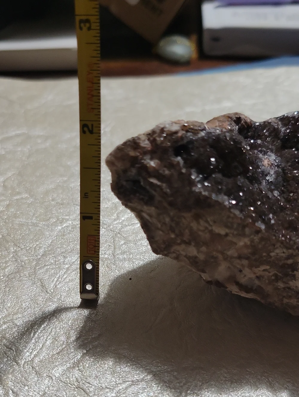 Dark Brown Sugar Druzy Chalcedony Geode Crystal